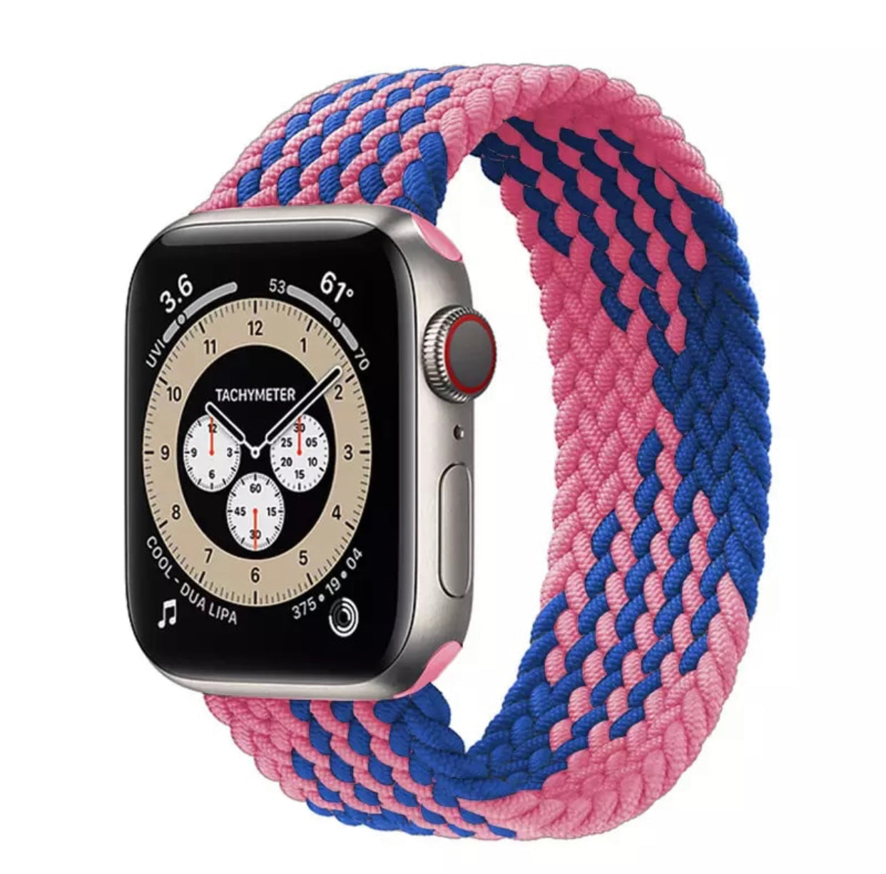 Premium Designers Speciality Nylon Braided Apple Watch Bands- for New Apple Watch Series 7 45mm - Super Savings Technologies Co.,LTD Premium Designers Speciality Nylon Braided Apple Watch Bands- for New Apple Watch Series 7 45mm - Super Savings Technologies Co.,LTD